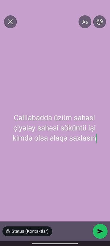 plastik qapi pencere islenmis: Cəlilabad ərazisində üzüm və çiyələk sahələrinin söküntüsü xidməti. - — 1