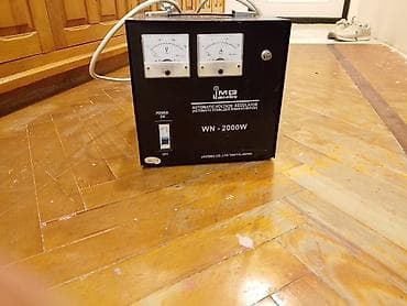 ev saatlari: Məhsullar: 1) JMG Jacobs WN-2000W avtomatik gərginlik tənzimləyici — 1