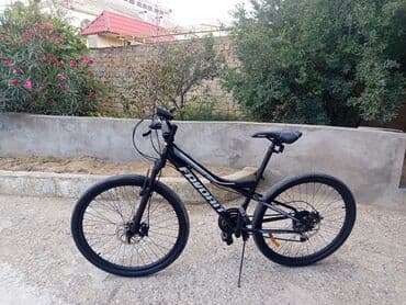 kreditle velosiped baku: Favorit dağ velosipedi - Rəng: qara, ağ loqo yazıları - Çərçivə — 3