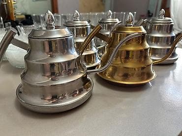zeleniy cay: Kafe/restoran üçün masaüstü ləvazimat dəsti Tərkib: - Paslanmayan — 2
