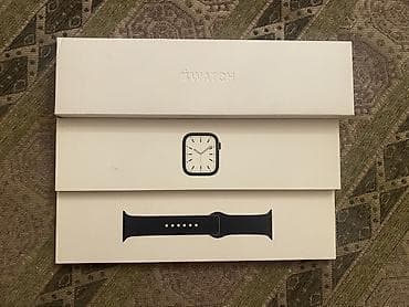 Смарт часы: Смарт часы, Apple, Водонепроницаемый, цвет - Черный — 6