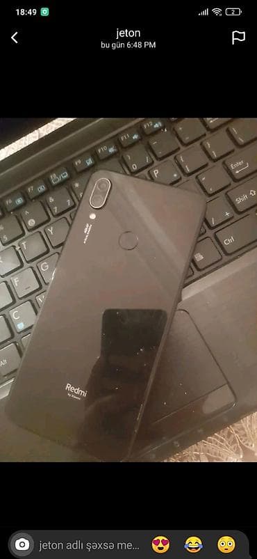 Redmi 7 Pro, 64 GB, rəng - Qara, Barmaq izi, İki sim kartlı, Face ID — 1