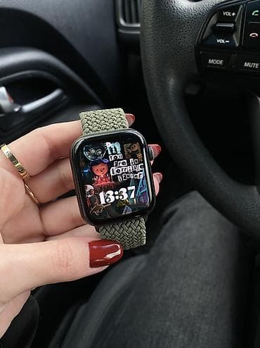 smart box: Apple Watch Series 5, 44 mm - Korpus: qara/alüminium görünüşlü — 7