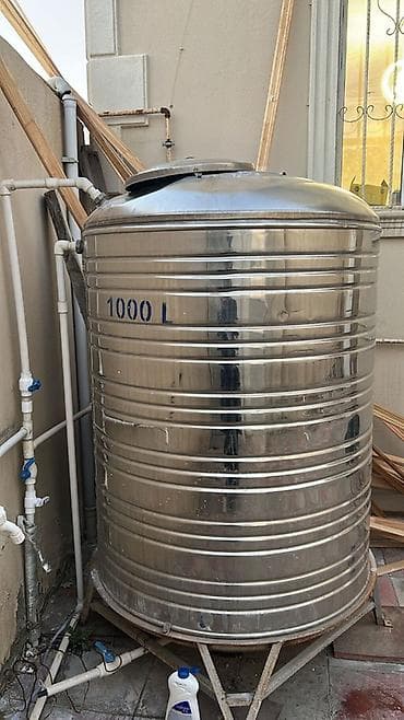 ucuz plastik qapi pencere: Bak, Paslanmayan polad, 1000 l l — 1