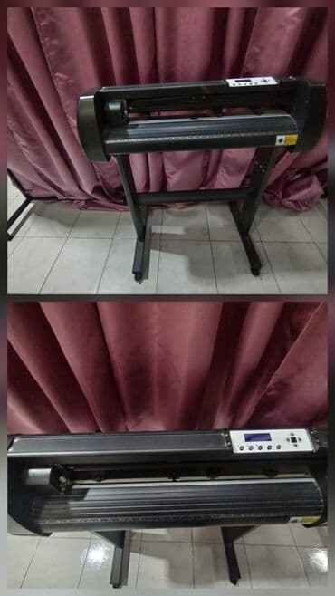 Ticarət printerləri və skanerləri: Vinil kəsici aparat - Rəng: qara, metal gövdə - Stendli konstruksiya — 1