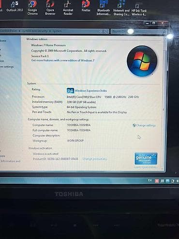 Mobil telefon və aksesuarlar: Toshiba Satellite A300 – 1M0 noutbuk Real aliciya endirim. Adapter — 6