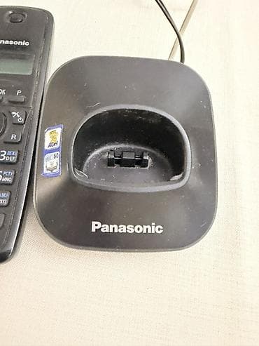 Stasionar telefonlar: Panasonic simsiz ev telefonu və şarj bazası - Brend/model: Panasonic — 4