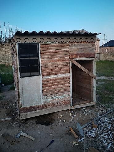 toyuq yuvası: Taxta quşxana / toyuq kümesi - Material: qalın taxta lövhələr və — 3