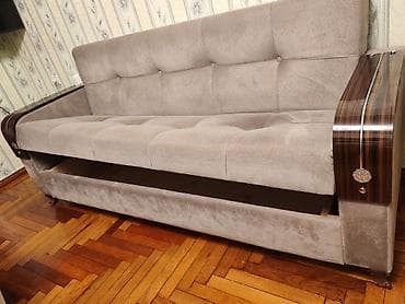 klassik divanlar: Mebel: 2 ədəd üçnəfərlik divan Xüsusiyyətlər: - Rənglər: tünd boz — 3