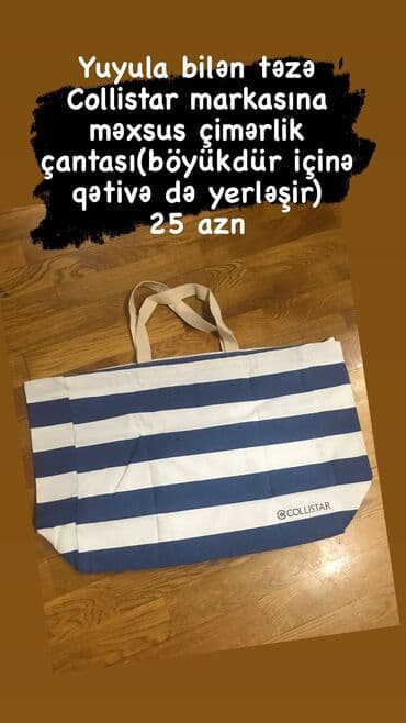 secret bloom shine qiymeti: Collistar plaj çantası — 1