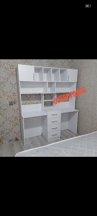Oğlan və qız üçün, Yeni, Siyirməli, Yazı masası, Stulsuz — 4