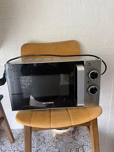 mikrodalgali: Mikrodalğalı soba Hoffmann, Ayrıca dayanan, Mikrodalğalar ilə, rəng - Gümüşü, İşlənmiş — 2