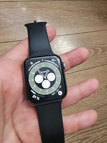 apple watch icloud: İşlənmiş, Smart saat, Apple, Sensor ekran, rəng - Qara — 2