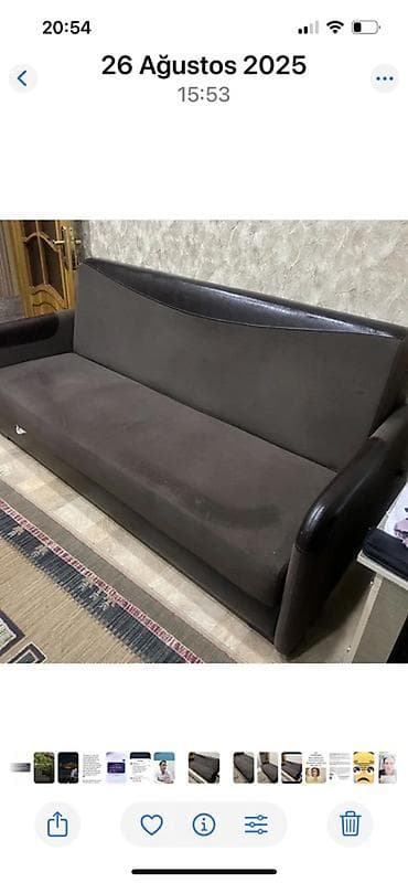 Di̇van-kravat, Açılan, Parça, Çatdırılma yoxdur