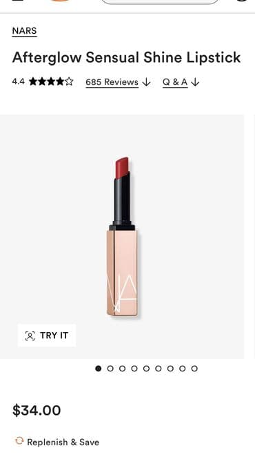 Dodaq boyası, Nars, Qırmızı, İşlənmiş, Ünvandan götürmə lalafo.az -da Dodaq boyası, Nars, Qırmızı, İşlənmiş, Ünvandan götürmə