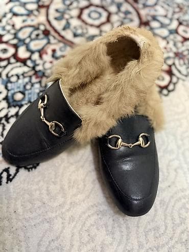 Мокасины и лоферы: Gucci, Размер: 40, цвет - Черный, Б/у — 2