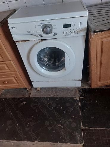 LG önyükləməli paltaryuyan maşın - Tutum: 3.5 - Ön yükləmə, şüşə