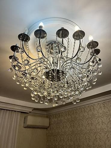 Ev və bağ: Çılçıraq, 10 və daha çox lampa, Metal — 1