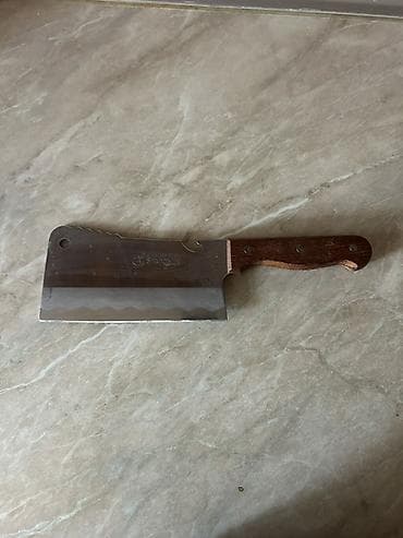 Mətbəx üçün ət doğrama baltaçası - Material: paslanmayan polad bıçaq