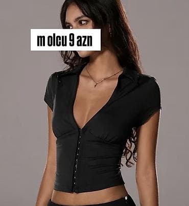 Qadınlar üçün qara qısa top - Ölçü: M - Qiymət: 9 AZN (şəkildə