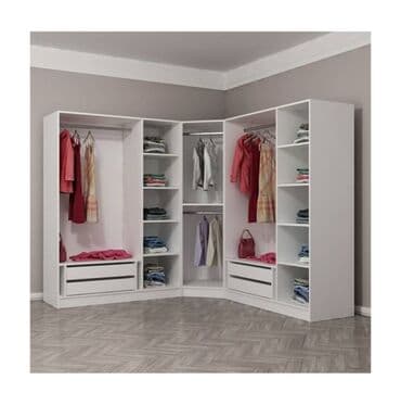 dolab dəhliz: Künc dolab, Dəhliz üçün, Yataq otağı üçün, Paltar üçün, Açılan, Korpuslu — 4