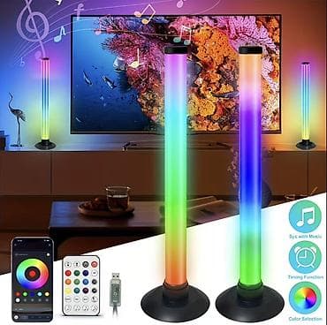 RGBIC LED işıq sütunu – musiqi ilə sinxronlaşan, USB ilə qidalanan — 2
