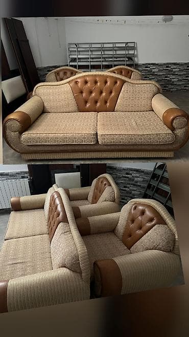 Divan kreslo dəsti Satılır 350₼ Divan açılır. Açılması ilişir sadəcə — 1