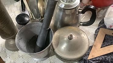 Mətbəx və bəzək üçün metal məişət əşyaları dəsti Tərkib: - Alüminium