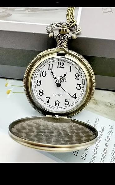 duvar saati: Osmanlı üslublu cib saatı – ay-ulduz motivli qapaq - Korpus: antik — 4