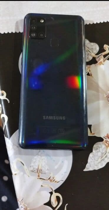 a21s samsung qiymeti: Samsung Galaxy A21S, 32 ГБ, цвет - Черный, Отпечаток пальца — 1