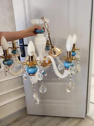 dibcek satisi: Çılçıraq, 6 lampa, Metal — 2