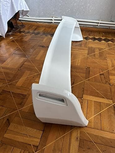 bmw e39 lip: Ağ rəngli arxa spoiler (qanad) - Tip: Universal idman tipli arxa — 1