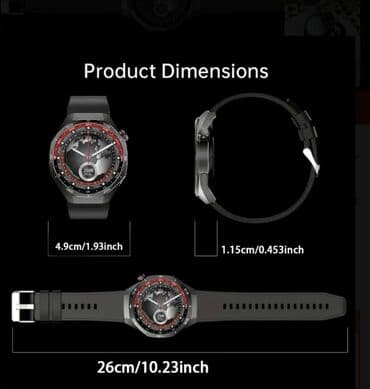 Принадлежности для часов: Новый, Смарт часы, Сенсорный экран, цвет - Черный — 2