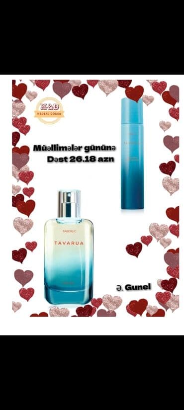 Tavarua Ətri 50 ml + 1 Ədəd Dezedorant Tavarua 75 ml Toplamda Dəst lalafo.az -da Tavarua Ətri 50 ml + 1 Ədəd Dezedorant Tavarua 75 ml Toplamda Dəst