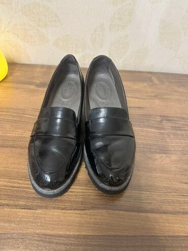 Qara qadın loaferləri Təmiz dəri Ortopedik ayakkabı👍👍👍 - Material — 6