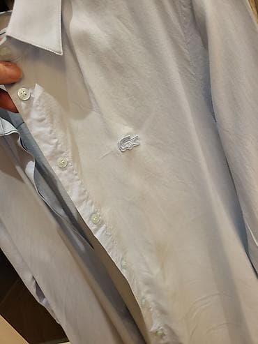 Женская одежда: Lacoste qadın köynəyi - Brend: Lacoste - Ölçü: 38 (etiket üzərində — 3