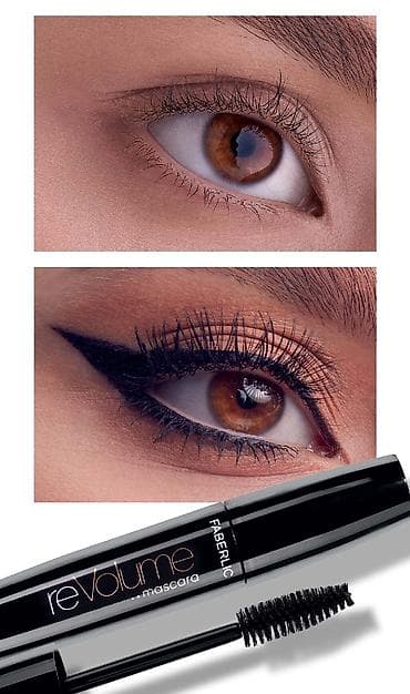 gun eynəyi: Faberlic reVolume Mascara – həcmləndirici kirşan - Tünd qara piqment — 1
