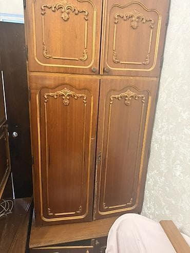qapi taxta: Klassik üslubda iri ölçülü mebel dəsti - Material: təbii ağac əsaslı — 6
