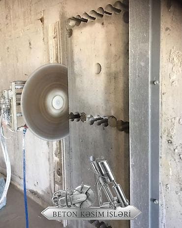 Beton kəsmə beton deşmə xidməti Karot - HILTI DD 200 / 350 ilə 25 °