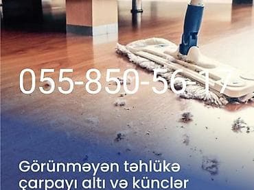 Tədbirlərin təşkili: Təmizlik | Ofislər, Mənzillər, Evlər | Ümumi təmizlik, Gündəlik təmizlik, Təmirdən sonra təmizlik — 1