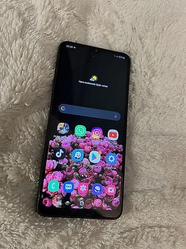 soba satilir: Samsung Galaxy A02, 32 GB, rəng - Qara, Sensor — 3