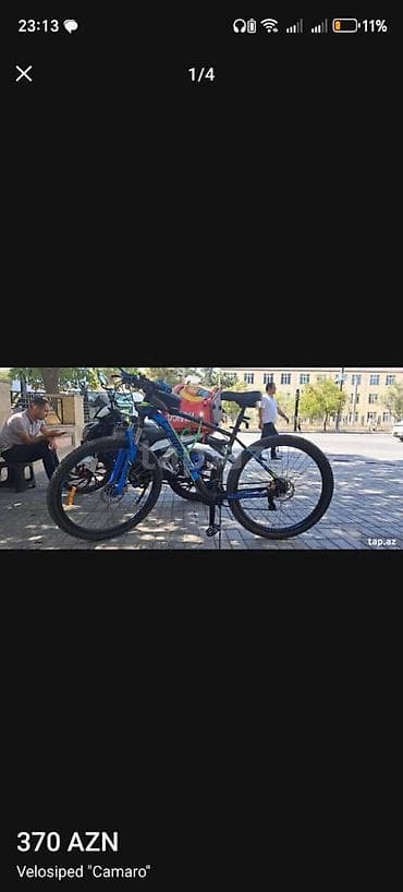 kirayə velosiped: Velosiped “Camaro” - Dağ/şəhər tipli, 27.5” təkər ölçüsü - Disk — 4