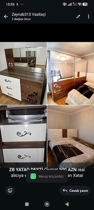 *ZB* *YATAQ DESTİ* Qiymət *500 AZN* real alıcıya endirim olunacaq lalafo.az -da *ZB* *YATAQ DESTİ* Qiymət *500 AZN* real alıcıya endirim olunacaq
