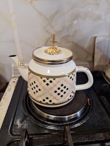 katarina çayı: İşlənmiş, Dəm caydanı, Keramika, 1,5 bucket volume l, Azərbaycan — 4