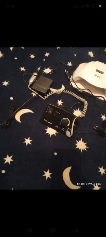 лампа для маникюра: Manikür üçün peşəkar avadanlıq dəsti. Komplekt: - Masaüstü — 10