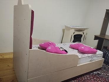 Oğlan və qız üçün, İşlənmiş, Çarpayı, Bazalı, Matras ilə, Siyirməsiz