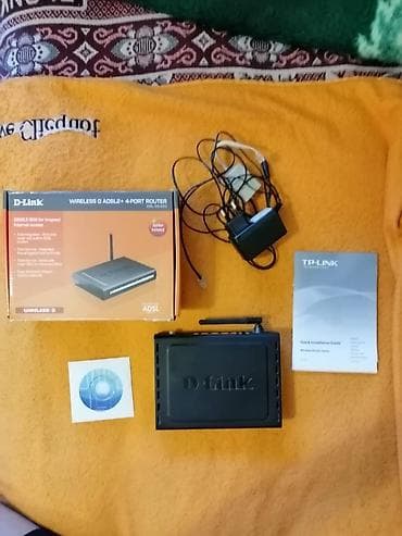 D‑Link DSL‑2640U – Wireless G ADSL2+ 4‑port router Xüsusiyyətlər: - — 1