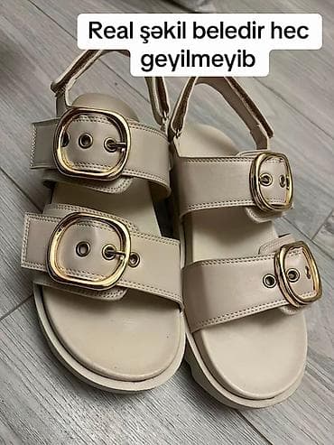 женские босоножки гладиаторы: Bej rəngli qadın sandal modeli - Trend Yoldan alınıb - Ölçülər — 2