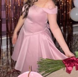 toy ucun don modelleri: Açıq çəhrayı fiyonk detaylı don (Madonna yaxa) Yenidir 1 dəfə — 2