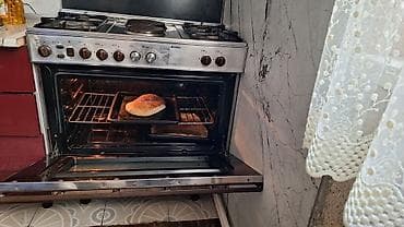 Qarışıq sobası Ayrıca dayanan, 4 gözlü